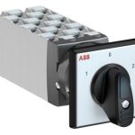 ABB, 6PST 3 Position 60° Rotary Switch, 400 V, 25 A, Handle Actuator